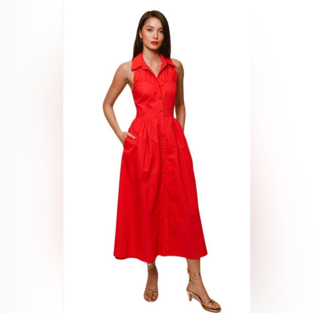 Hutch Vivian Dress in Poppy NWOT XSP